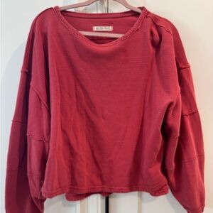 We The Free Red Women's Sweatshirt